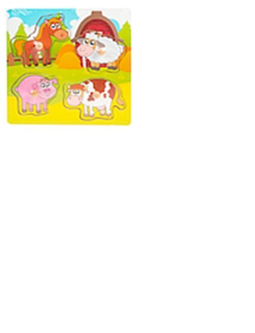 PUZZLE DE MADERA ANIMALES 4 UDS. FOL SONRISA PLAY SPW83602AN ANEXO